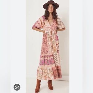 Spell Renew Patchwork Gown - Petite